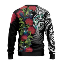 Meri Kirihimete New Zealand Ugly Christmas Sweater Tui on Pohutukawa LT7 - Polynesian Pride