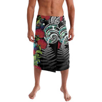 Meri Kirihimete New Zealand Lavalava Tui on Pohutukawa LT7 Black - Polynesian Pride