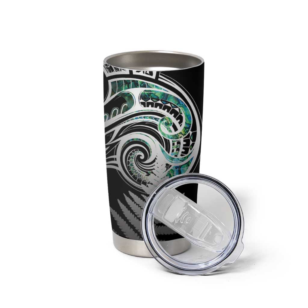 Meri Kirihimete New Zealand Tumbler Cup Tui on Pohutukawa LT7 - Polynesian Pride