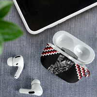 New Zealand Christmas Taniko Poutama AirPods Case Mountainscape Maori Fern LT7 - Polynesian Pride