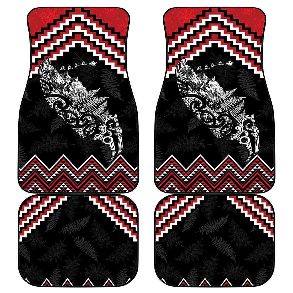 New Zealand Christmas Taniko Poutama Car Mats Mountainscape Maori Fern LT7 - Polynesian Pride