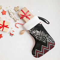 New Zealand Christmas Taniko Poutama Christmas Stocking Mountainscape Maori Fern LT7 - Polynesian Pride