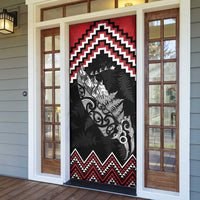 New Zealand Christmas Taniko Poutama Door Cover Mountainscape Maori Fern LT7 - Polynesian Pride