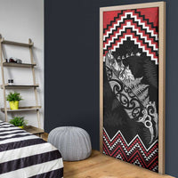 New Zealand Christmas Taniko Poutama Door Cover Mountainscape Maori Fern LT7 - Polynesian Pride
