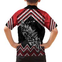 New Zealand Christmas Taniko Poutama Hawaiian Shirt Mountainscape Maori Fern LT7 - Polynesian Pride