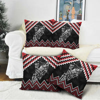 New Zealand Christmas Taniko Poutama Pillow Cover Mountainscape Maori Fern LT7 - Polynesian Pride