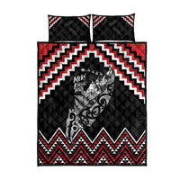 New Zealand Christmas Taniko Poutama Quilt Bed Set Mountainscape Maori Fern LT7 - Polynesian Pride