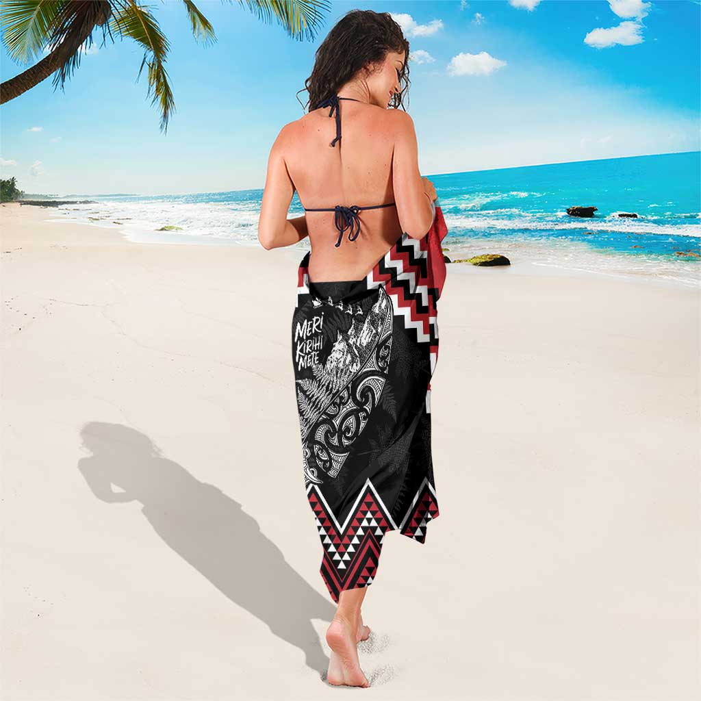 New Zealand Christmas Taniko Poutama Sarong Mountainscape Maori Fern LT7 - Polynesian Pride