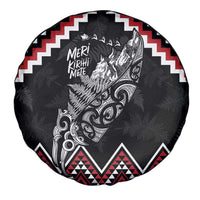 New Zealand Christmas Taniko Poutama Spare Tire Cover Mountainscape Maori Fern LT7 - Polynesian Pride