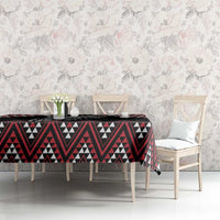 New Zealand Christmas Taniko Poutama Tablecloth Mountainscape Maori Fern - Polynesian Pride