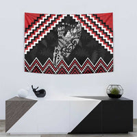 New Zealand Christmas Taniko Poutama Tapestry Mountainscape Maori Fern LT7 - Polynesian Pride
