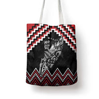 New Zealand Christmas Taniko Poutama Tote Bag Mountainscape Maori Fern LT7 - Polynesian Pride