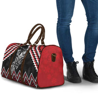 New Zealand Christmas Taniko Poutama Travel Bag Mountainscape Maori Fern LT7 - Polynesian Pride