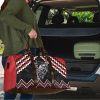 New Zealand Christmas Taniko Poutama Travel Bag Mountainscape Maori Fern LT7 - Polynesian Pride