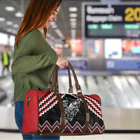 New Zealand Christmas Taniko Poutama Travel Bag Mountainscape Maori Fern LT7 - Polynesian Pride