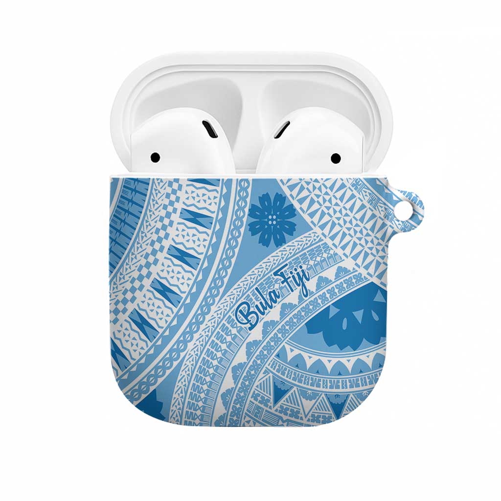 Bula Fiji Classic Masi Tapa AirPods Case Turquoise LT7 Turquoise - Polynesian Pride