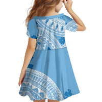 Bula Fiji Classic Masi Tapa Family Matching Mermaid Dress and Hawaiian Shirt Turquoise LT7 - Polynesian Pride