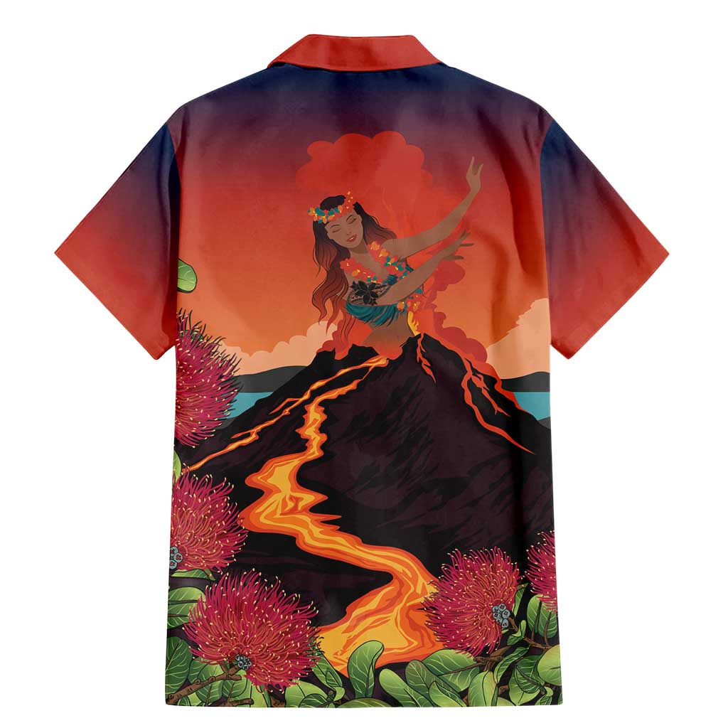 Hawaii Kilauea Volcano Family Matching Mermaid Dress and Hawaiian Shirt Pele Goddess LT7 - Polynesian Pride