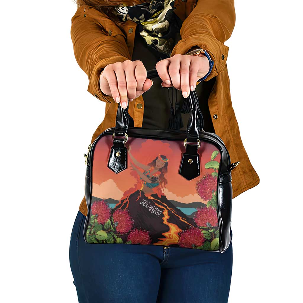Hawaii Kilauea Volcano Shoulder Handbag Pele Goddess