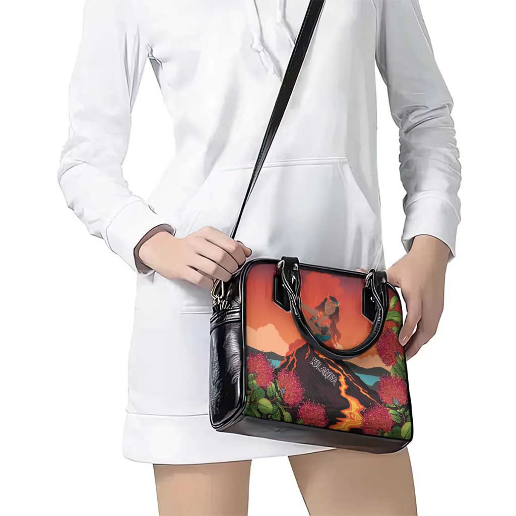 Hawaii Kilauea Volcano Shoulder Handbag Pele Goddess