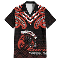 Maori Waitangi Hawaiian Shirt Kotahitanga Poutama Mix Whakairo - Polynesian Pride