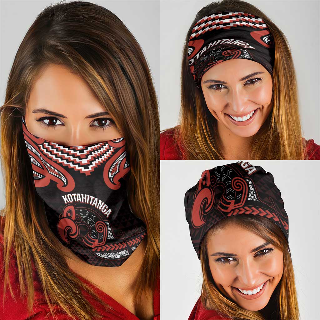 Maori Waitangi Neck Gaiter Kotahitanga Poutama Mix Whakairo - Polynesian Pride