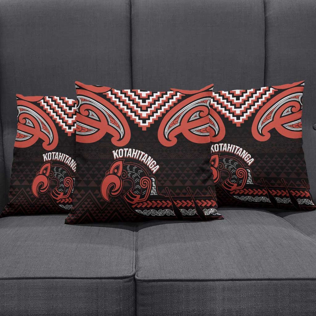 Maori Waitangi Pillow Cover Kotahitanga Poutama Mix Whakairo LT7 - Polynesian Pride
