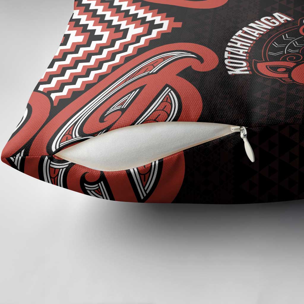 Maori Waitangi Pillow Cover Kotahitanga Poutama Mix Whakairo LT7 - Polynesian Pride