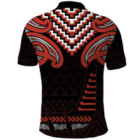 Maori Waitangi Polo Shirt Kotahitanga Poutama Mix Whakairo LT7 - Polynesian Pride