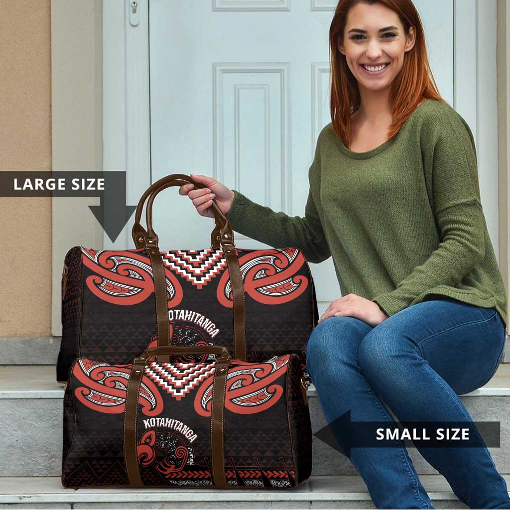Maori Waitangi Travel Bag Kotahitanga Poutama Mix Whakairo - Polynesian Pride