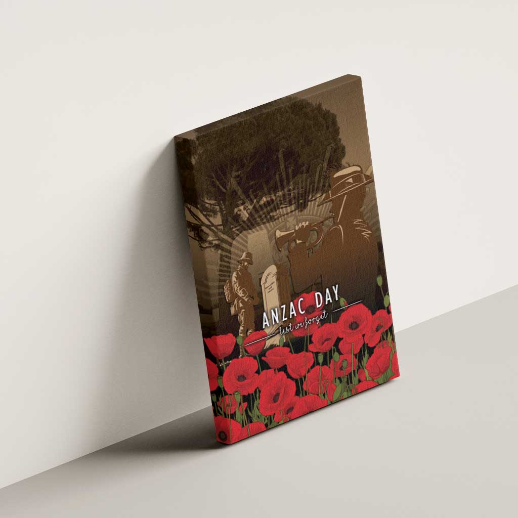 Australia - New Zealand ANZAC Lone Pine Canvas Wall Art The Last Post