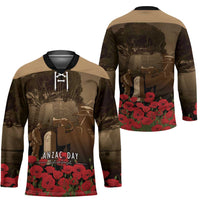 Australia - New Zealand ANZAC Lone Pine Hockey Jersey The Last Post LT7 - Polynesian Pride