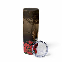 Australia - New Zealand ANZAC Lone Pine Skinny Tumbler The Last Post LT7 - Polynesian Pride
