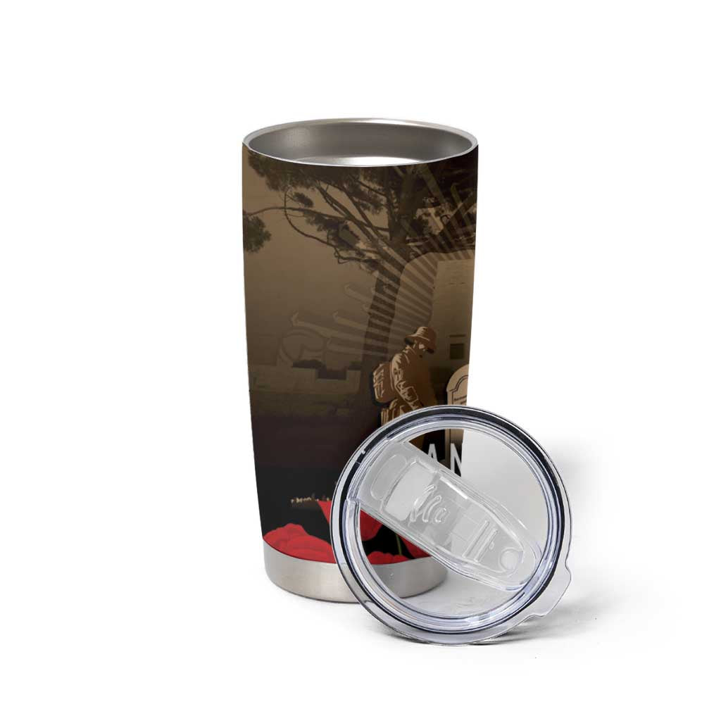 Australia - New Zealand ANZAC Lone Pine Tumbler Cup The Last Post LT7 - Polynesian Pride
