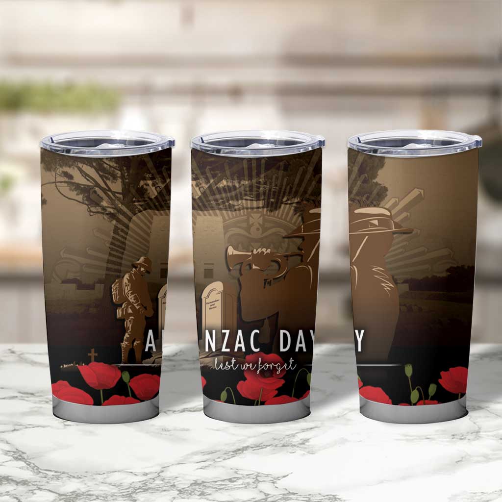 Australia - New Zealand ANZAC Lone Pine Tumbler Cup The Last Post LT7 - Polynesian Pride