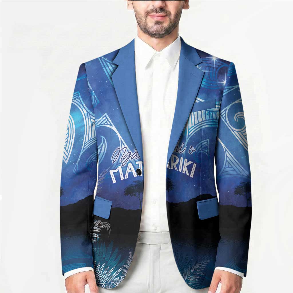 NZ Maori Matariki Scenery Blazer Galaxy Sky