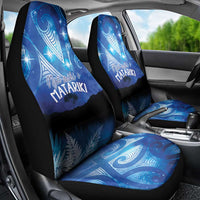 NZ Maori Matariki Scenery Car Seat Cover Galaxy Sky