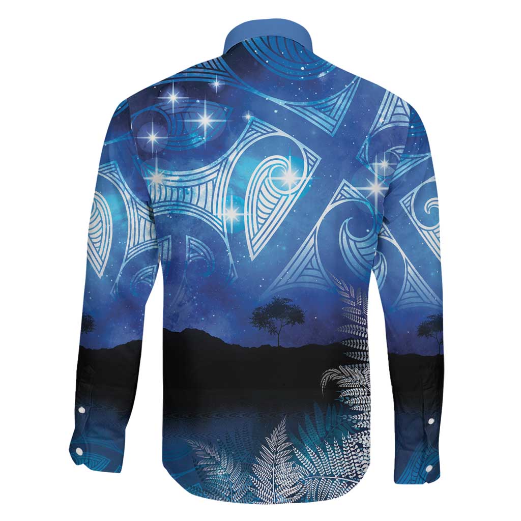 NZ Maori Matariki Scenery Family Matching Summer Maxi Dress and Hawaiian Shirt Galaxy Sky LT7 - Polynesian Pride
