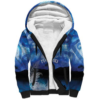 NZ Maori Matariki Scenery Sherpa Hoodie Galaxy Sky LT7 Unisex Galaxy - Polynesian Pride
