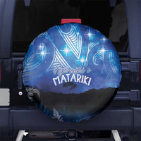 NZ Maori Matariki Scenery Spare Tire Cover Galaxy Sky LT7 No hole Galaxy - Polynesian Pride