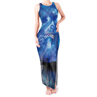 NZ Maori Matariki Scenery Tank Maxi Dress Galaxy Sky LT7 Women Galaxy - Polynesian Pride