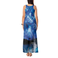 NZ Maori Matariki Scenery Tank Maxi Dress Galaxy Sky LT7 - Polynesian Pride