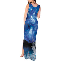 NZ Maori Matariki Scenery Tank Maxi Dress Galaxy Sky LT7 - Polynesian Pride