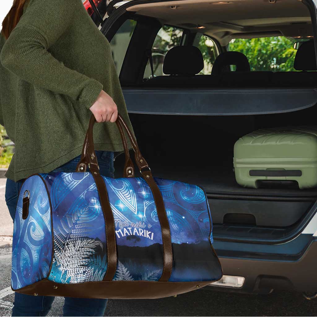 NZ Maori Matariki Scenery Travel Bag Galaxy Sky
