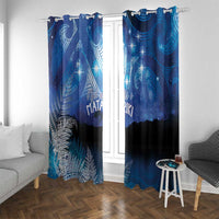 NZ Maori Matariki Scenery Window Curtain Galaxy Sky