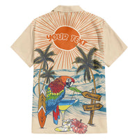 Personalized Christmas In July - Hawaii Retro Hawaiian Shirt Lost In Parrot-dise