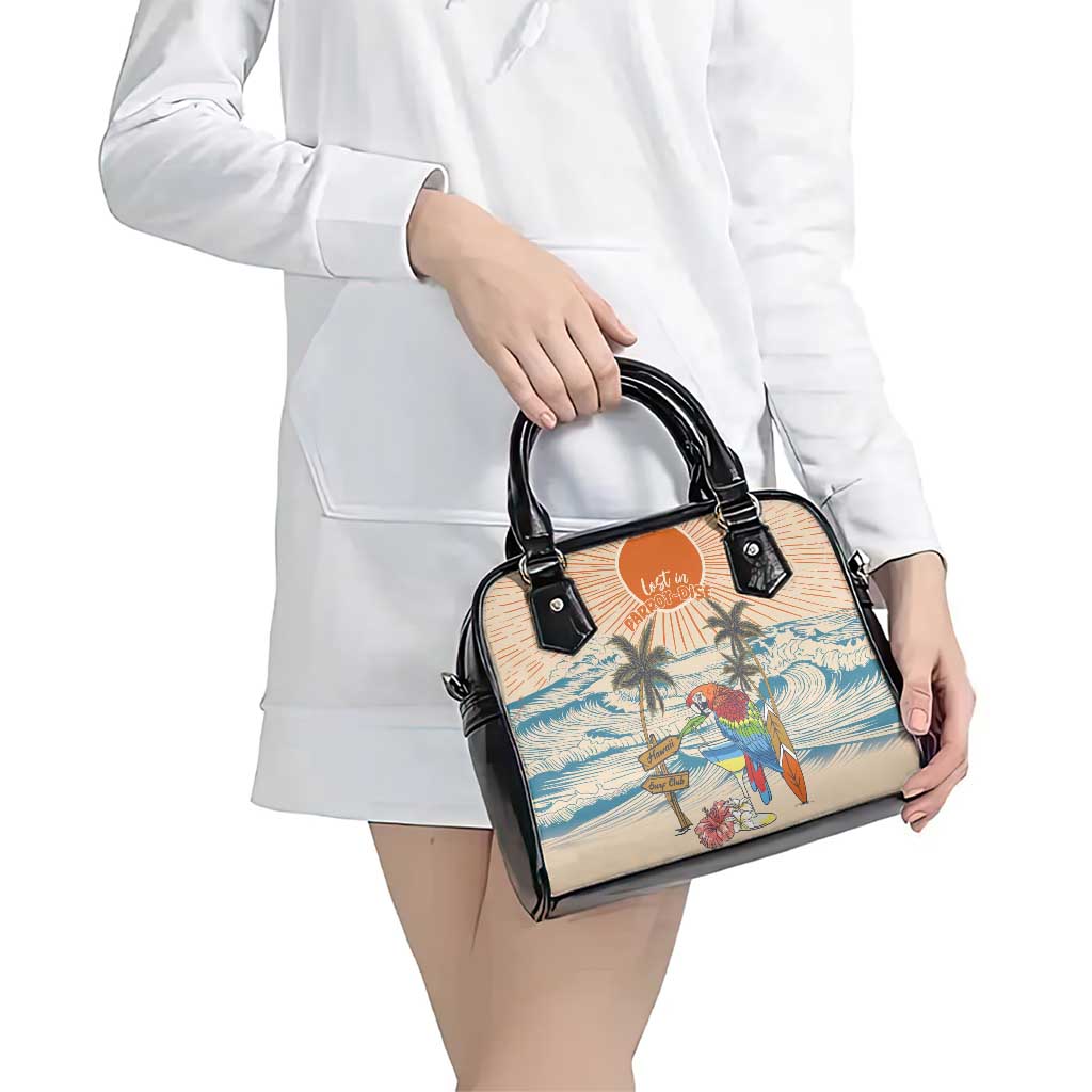 Christmas In July - Hawaii Retro Shoulder Handbag Lost In Parrot-dise