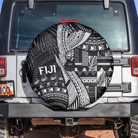 Fiji Rugby Bula Masi Spare Tire Cover Fish Tail Kaivity Cibi - Black LT7 Black - Polynesian Pride