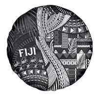 Fiji Rugby Bula Masi Spare Tire Cover Fish Tail Kaivity Cibi - Black LT7 - Polynesian Pride