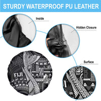 Fiji Rugby Bula Masi Spare Tire Cover Fish Tail Kaivity Cibi - Black LT7 - Polynesian Pride